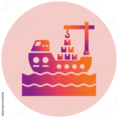 Cargo Ship Icon
