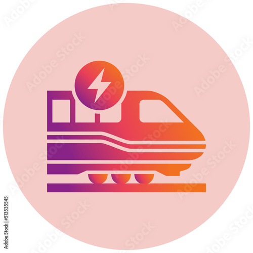 Electric Train Icon