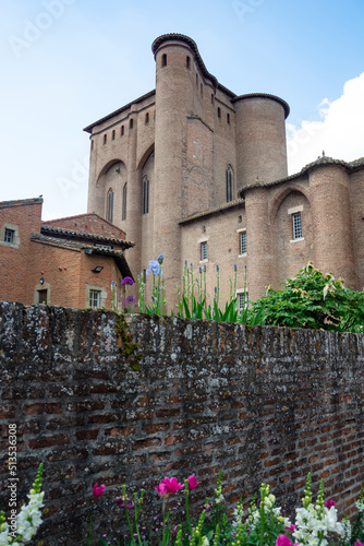Obraz na płótnie View of the Toulouse-Lautrec museum in Albi, France. w salonie