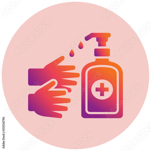 Hands Sanitizer Icon