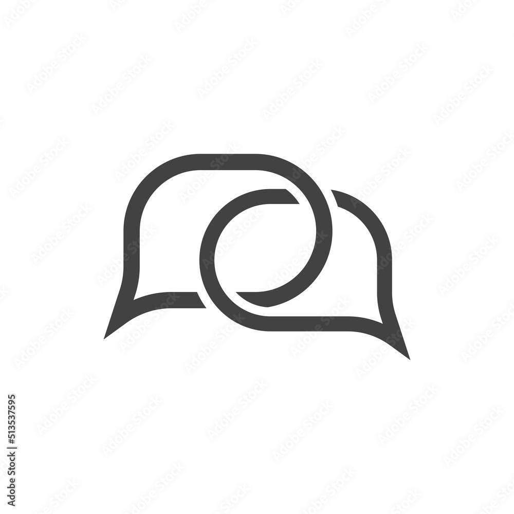 Speech bubble icon vector illustration Speech bubble icon vector illustration