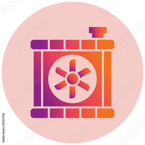 Car Radiator Icon
