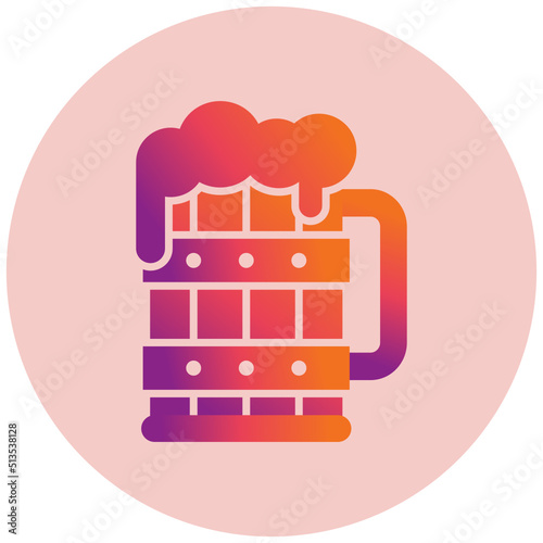 Wooden Mug Icon