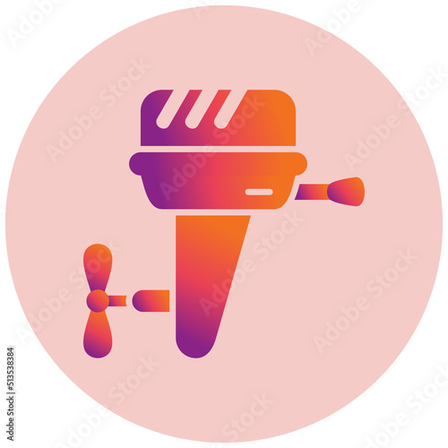 Boat Engine Icon