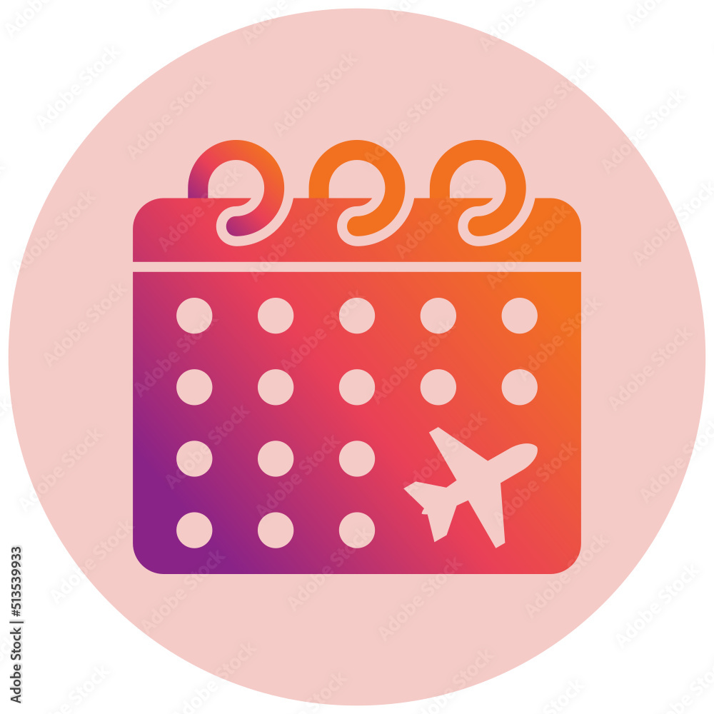 Flight Schedule Icon Flight Schedule Icon