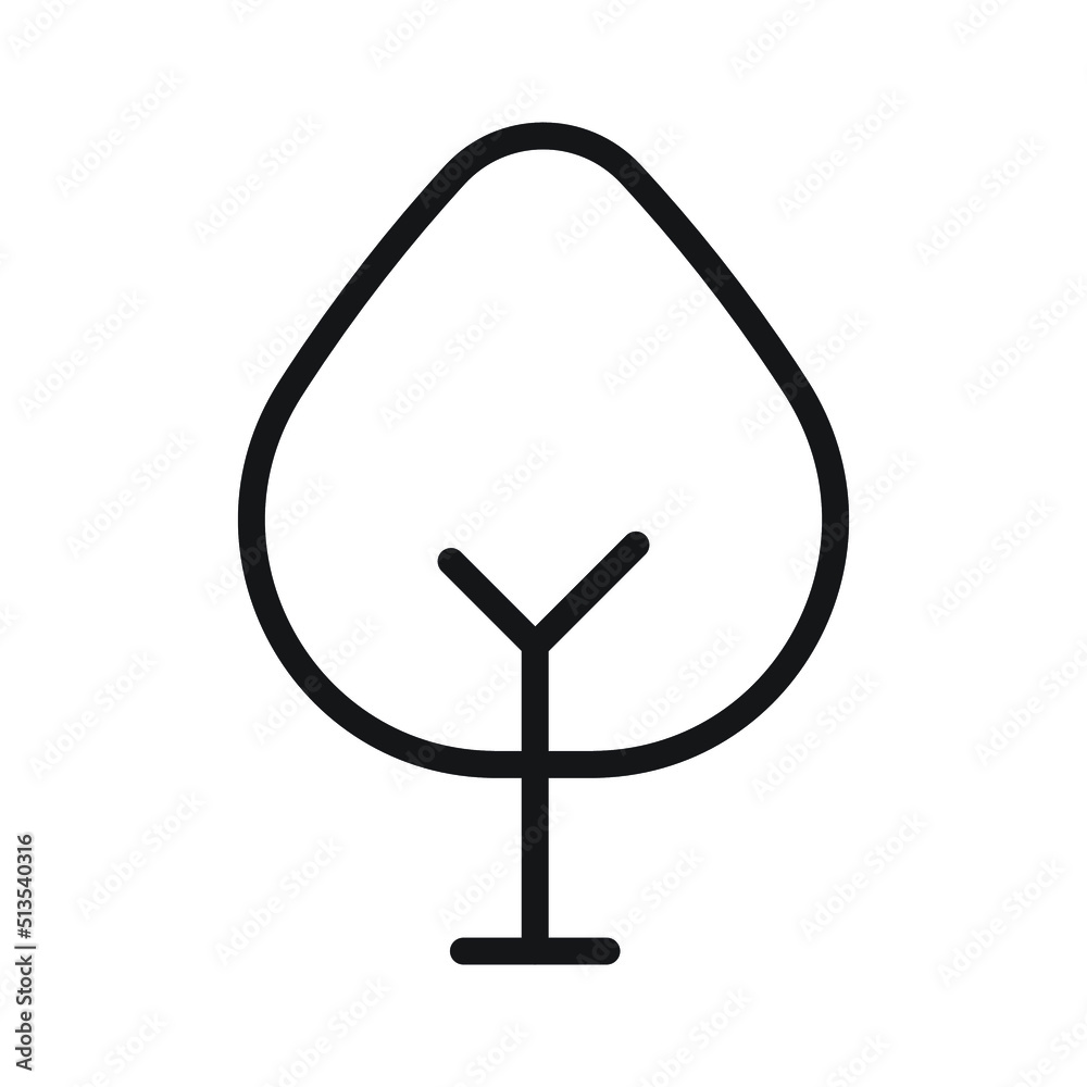 tree vector for website symbol icon presentation
