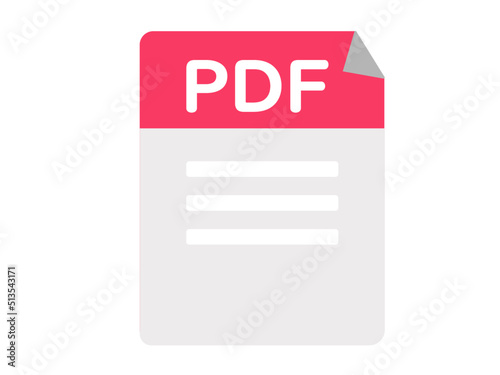 pdf ドキュメント 文書 アイコン ウェブ ベクターイラスト