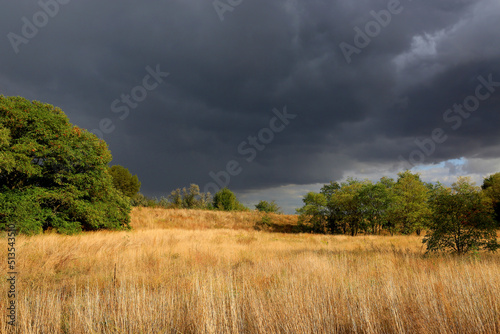 storm in steppe