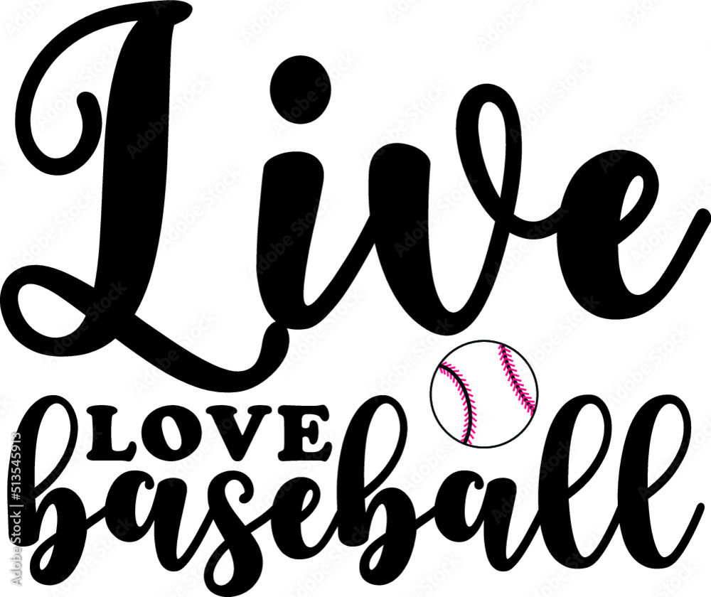 Obraz premium Baseball svg design cut files