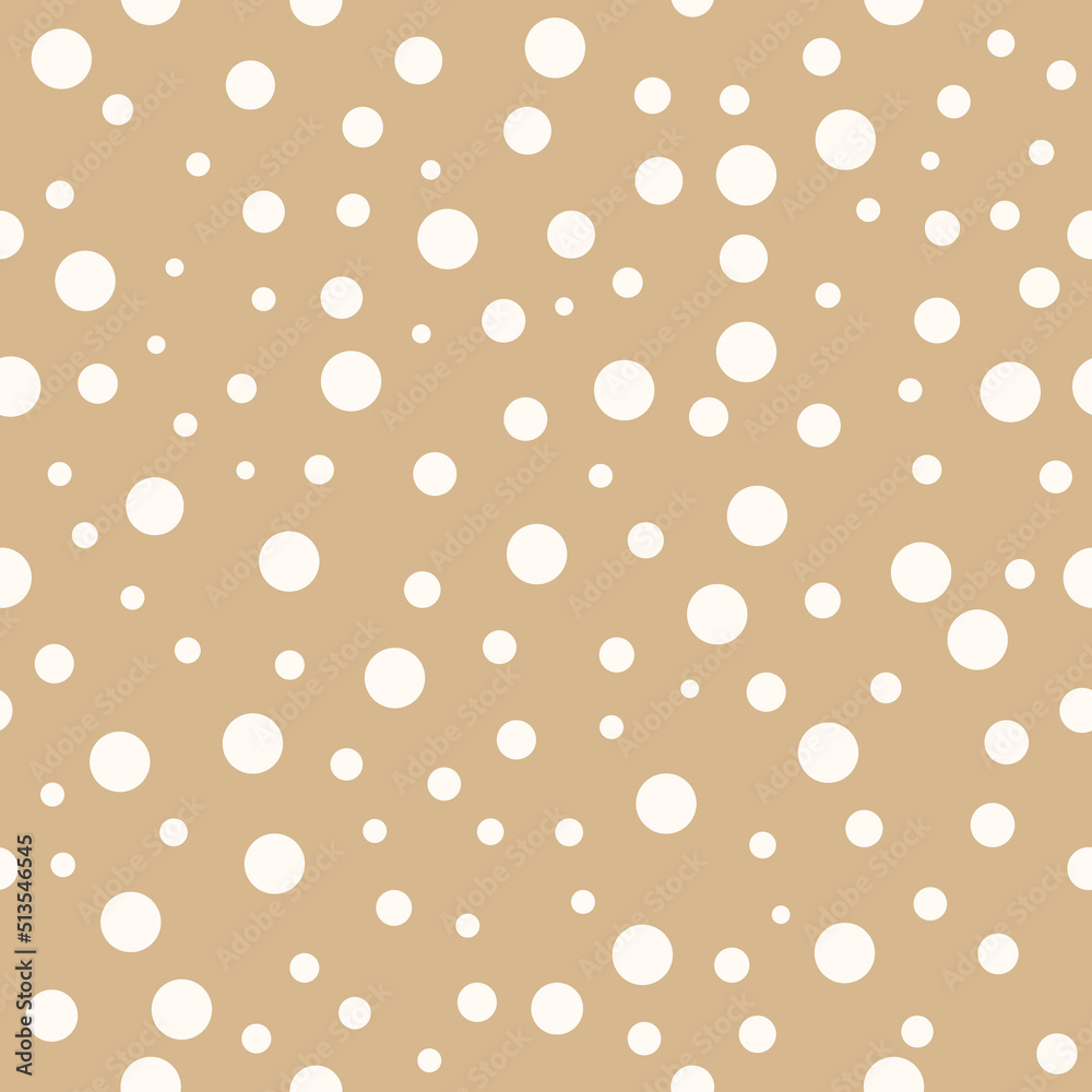 Brown simple pattern. Balloons in a stylish vector and seamless pattern. For printing and interior decoration, pillows, notebooks, gift wrapping.