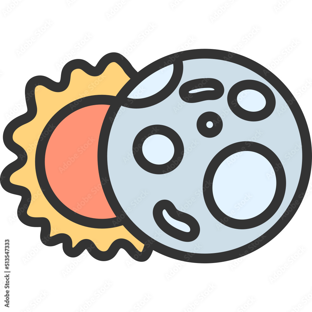 Obraz premium eclipse icon