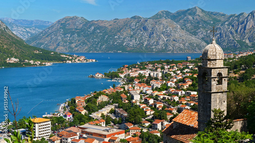 Kotor, Montenegro panoramic view