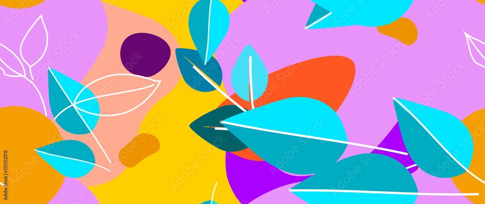 Bold Pattern Tropical Leaf Jungle Modern Motif Bold Pattern Tropical Leaf Jungle Modern Motif