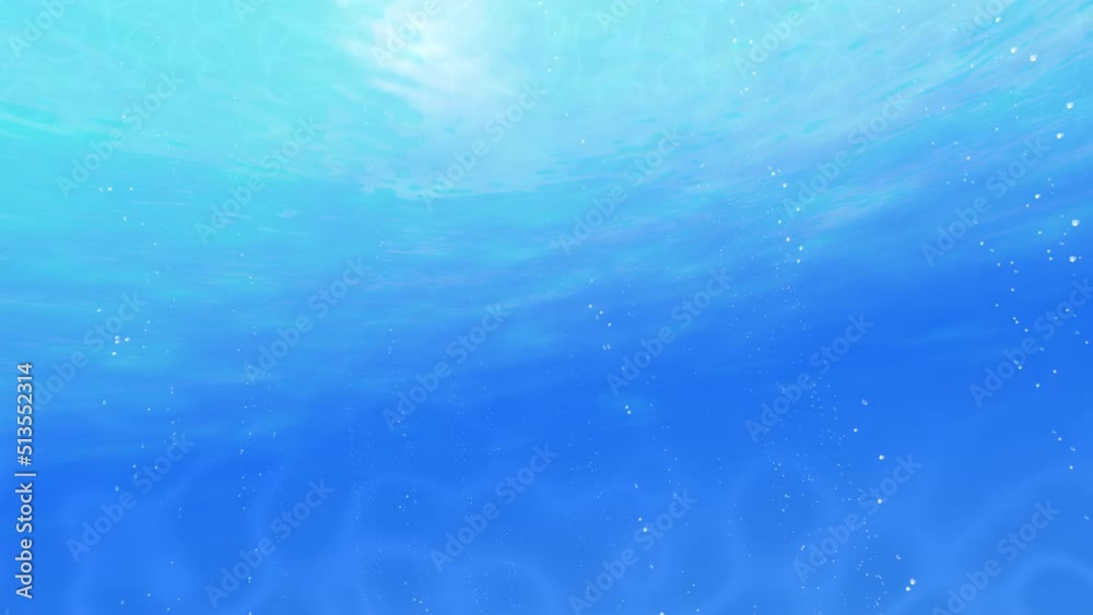 Under the blue sea CG Background Under the blue sea CG Background