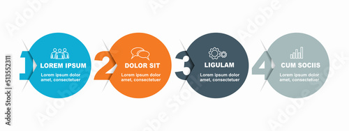Infographic design template with place for your data. Vector illustration.