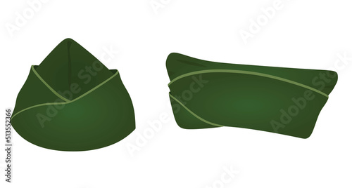 World war II cap. vector