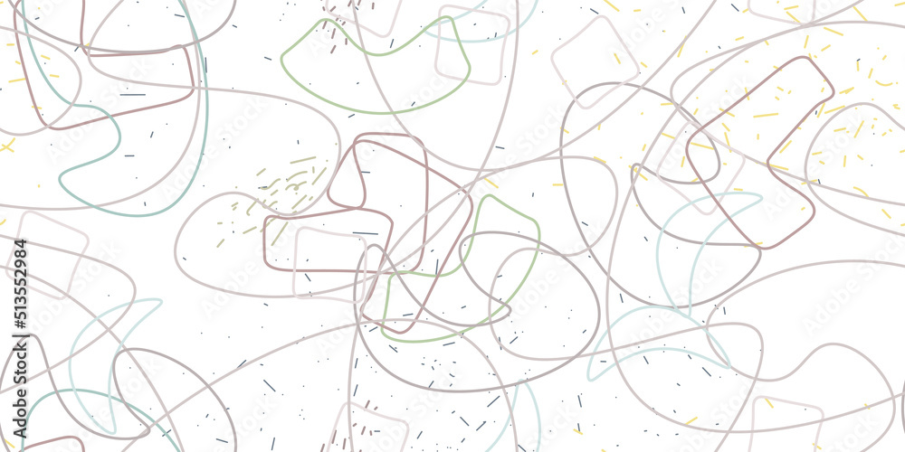 Chaotic Simple Seamless Pattern Textile One Line Chaotic Simple Seamless Pattern Textile One Line