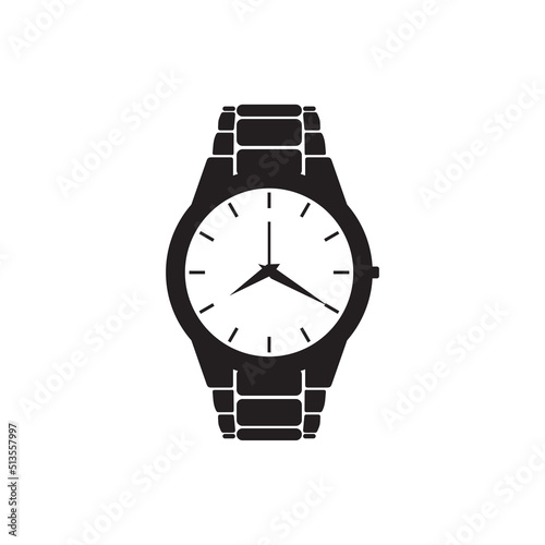 Man watch symbol icon logo design