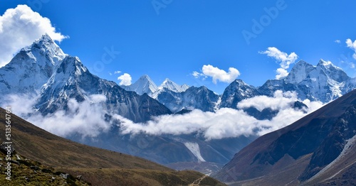 Beautiful shot of the Himalayan mountain range