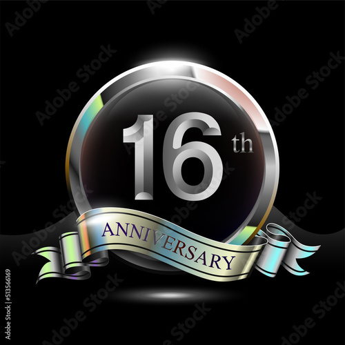 16th silver anniversary logo photo