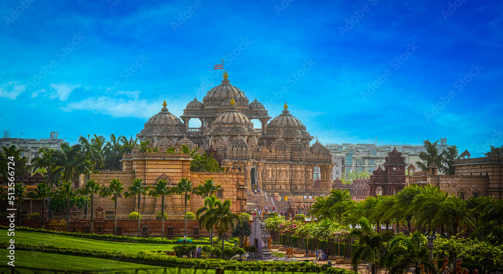 Obraz premium swaminarayan akshardham delhi india