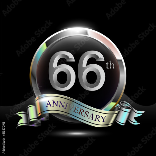 66th silver anniversary logo