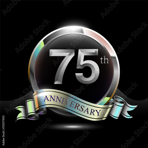 75th silver anniversary logo photo