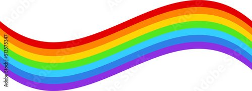 Rainbow clipart design illustration