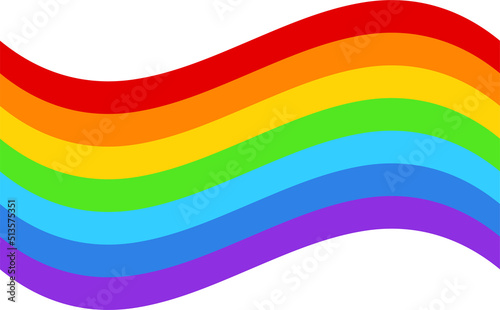 Rainbow clipart design illustration
