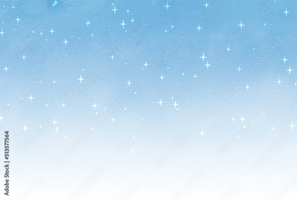 Fototapeta premium 背景素材_水彩テクスチャ_星空