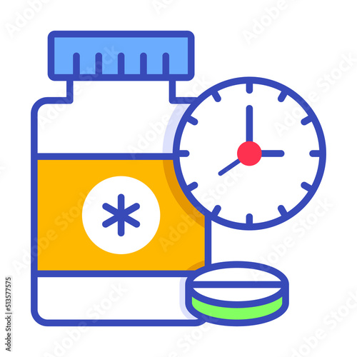 medicine jar Modern concepts design, vector illustration