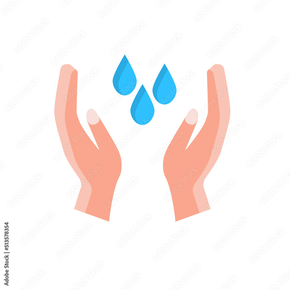 hand icon, hand wash concept, vector illustration hand icon, hand wash concept, vector illustration