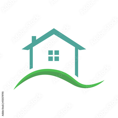 house icon on a white background, vector illustration