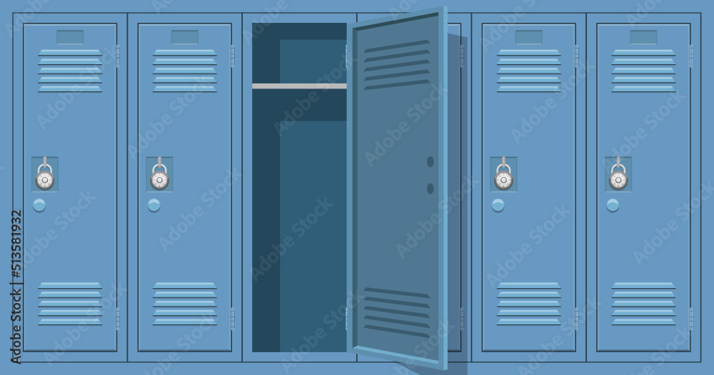 School locker clipart design illustration Stock Vector Adobe Stock