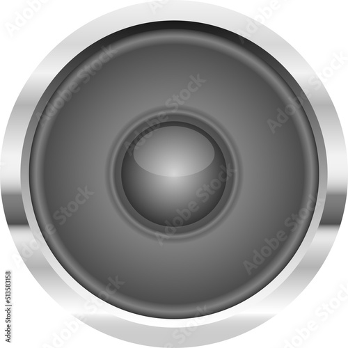 Audio speaker clipart design illustration