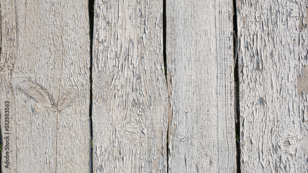 Close-Up of wood board surface texture, old wood background with crack.	