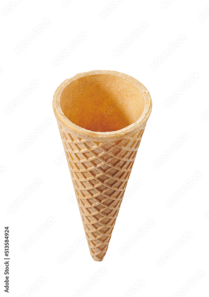 ice cream cone isolated on a white background