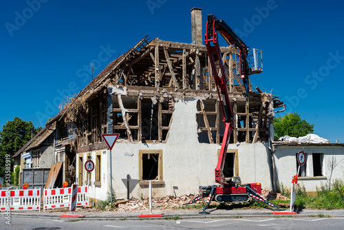 Hausabbruch in Brackenheim-Dürrenzimmern © Eberhard