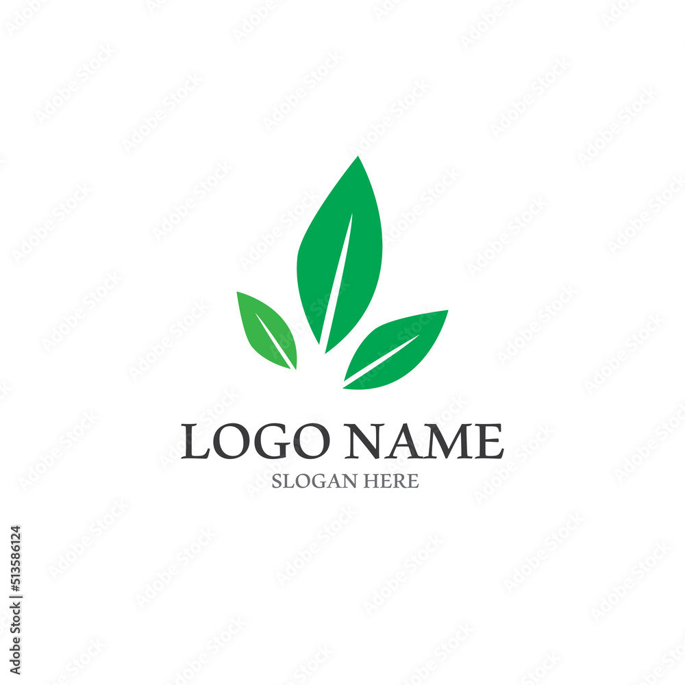 Logos of green Tree leaf ecology nature element vector Logos of green Tree leaf ecology nature element vector