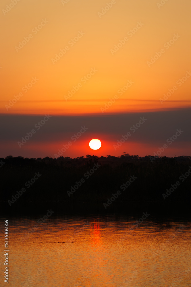 Beautiful Sunset in Saint Lucia KwaZulu Natal South Africa. Beautiful Sunset in Saint Lucia KwaZulu Natal South Africa.