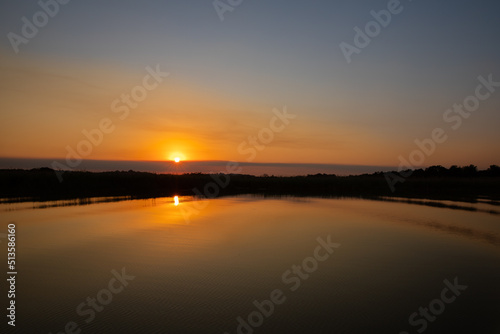 Beautiful Sunset in Saint Lucia KwaZulu Natal South Africa.