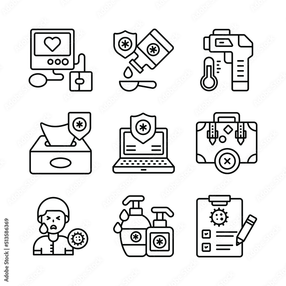 Set of Medical and Healthcare, vector icons. Premium quality symbols. Set of Medical and Healthcare, vector icons. Premium quality symbols.