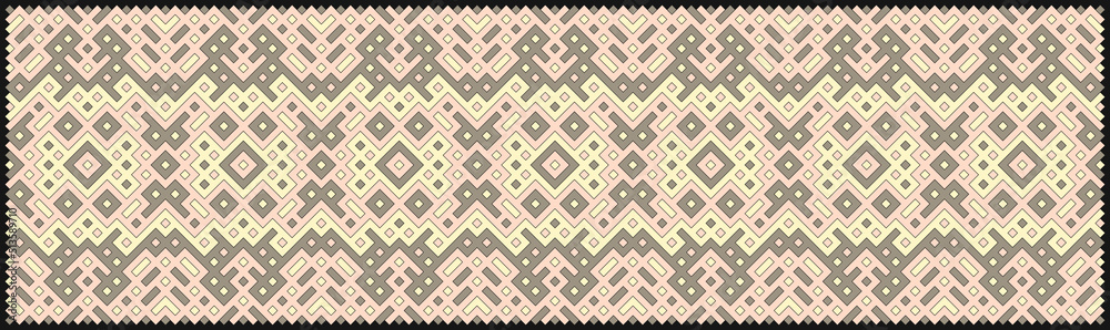 Multicolor truchet tiling connections illustration Multicolor truchet tiling connections illustration
