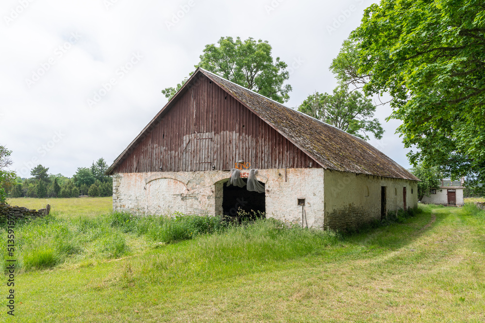 old barn in saaremaa