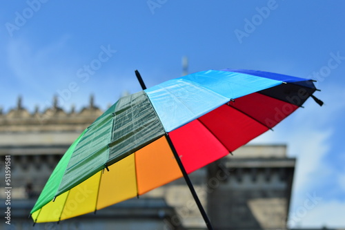 Parada Równości, LGBTQIA+, Pride, Parasol, tęcza  © felicytka