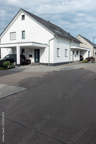 mordern house facade in south germany © rudolfgeiger