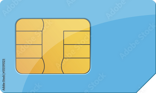 Sim card clipart design illustration