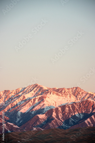Tian Shan Mountain Range at Sunset © Matthias