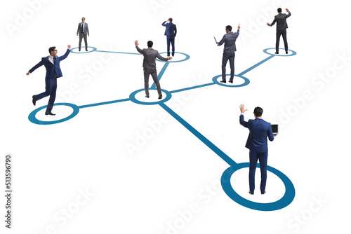 Concept of networking in the business © Elnur