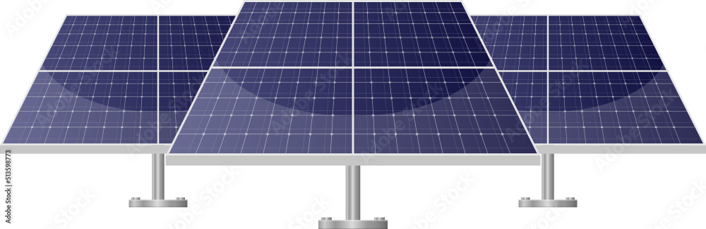Solar panel clipart design illustration
